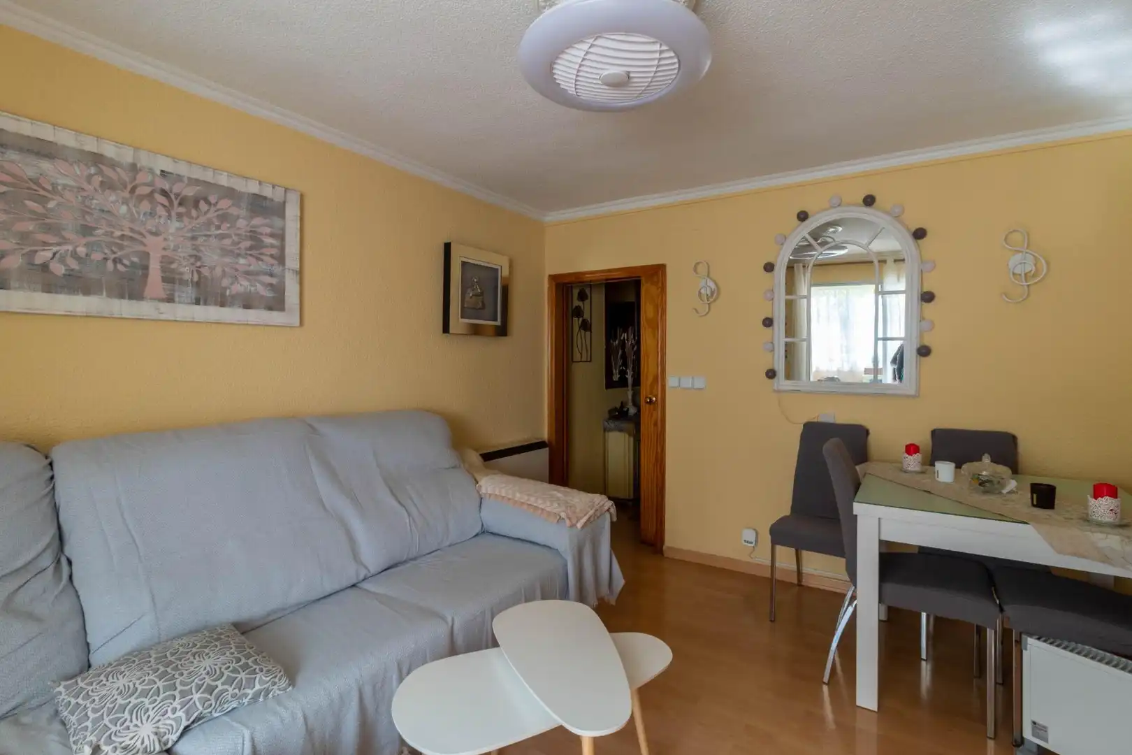 Wohnzimmer von Wohnung zum Verkauf in Madrid mit Heizung und Terrasse