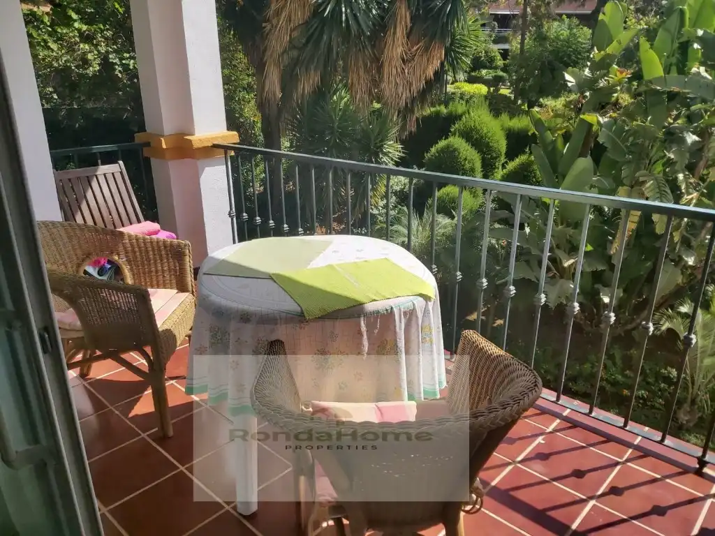 Terrasse von Wohnung zur Miete in Marbella