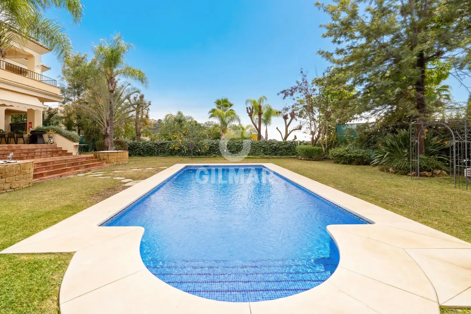 Jardín de Casa o chalet en venta en Benahavís con Calefacción, Jardín privado y Piscina