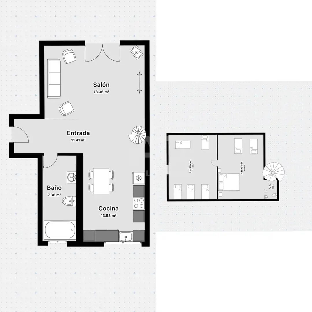 Wohnung zum Verkauf in Valdelinares mit Heizung