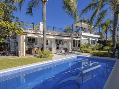 Exterior view of House or chalet for sale in Marbella  with Air Conditioner, Private garden and Terrace