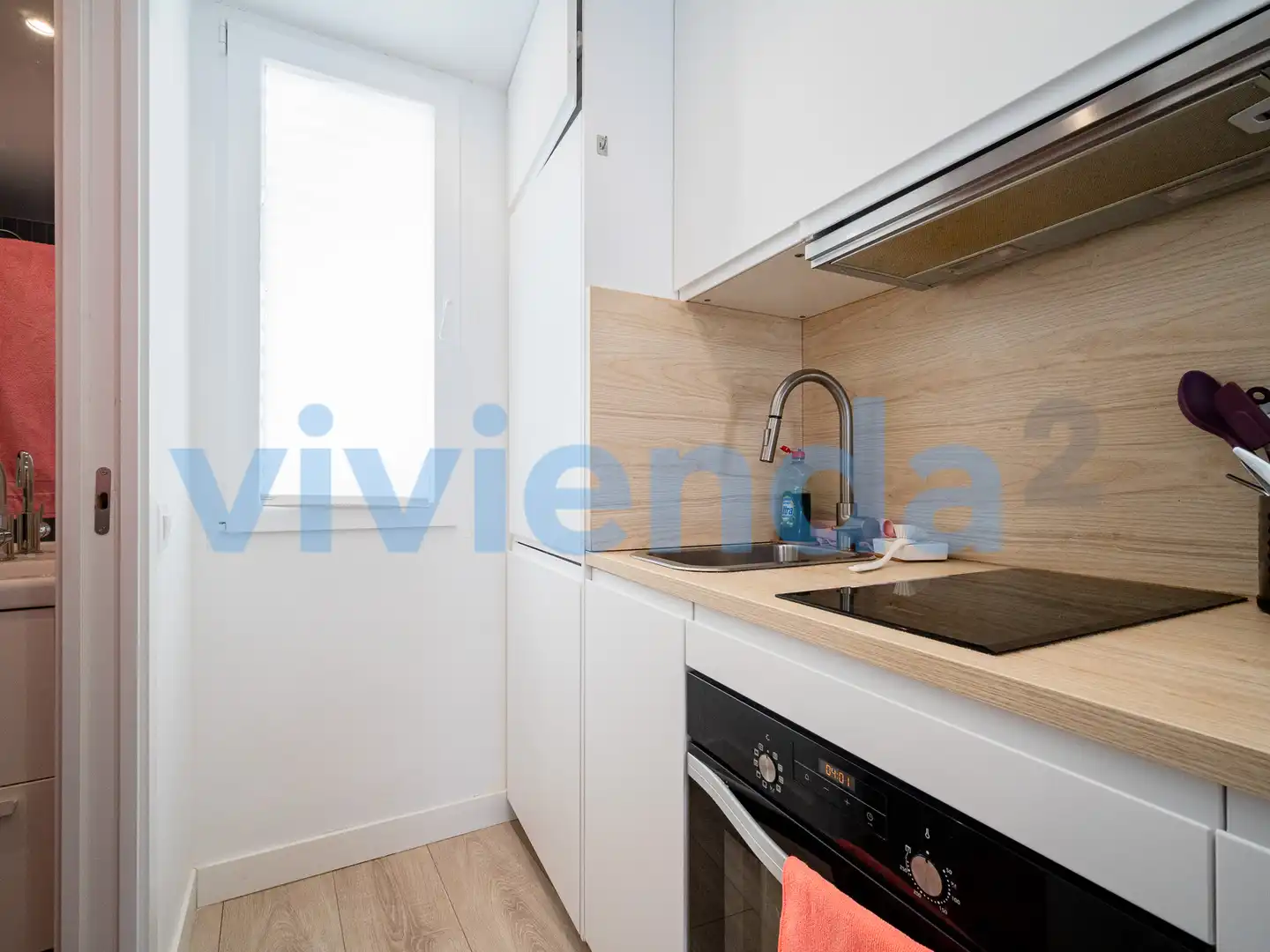 Küche von Wohnung zum Verkauf in Madrid mit Klimaanlage und Heizung