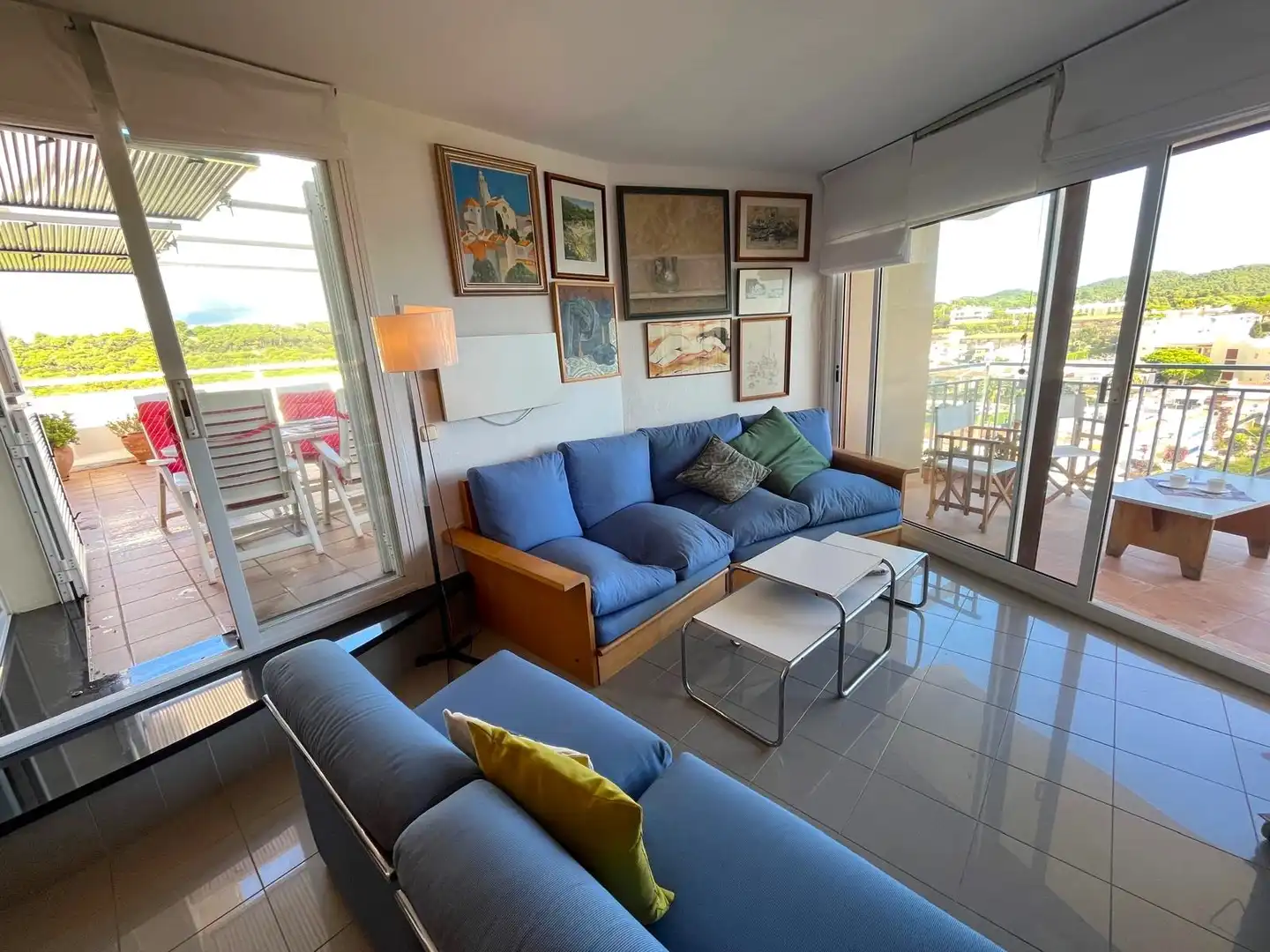 Wohnzimmer von Dachboden zum Verkauf in Palamós mit Terrasse und Möbliert