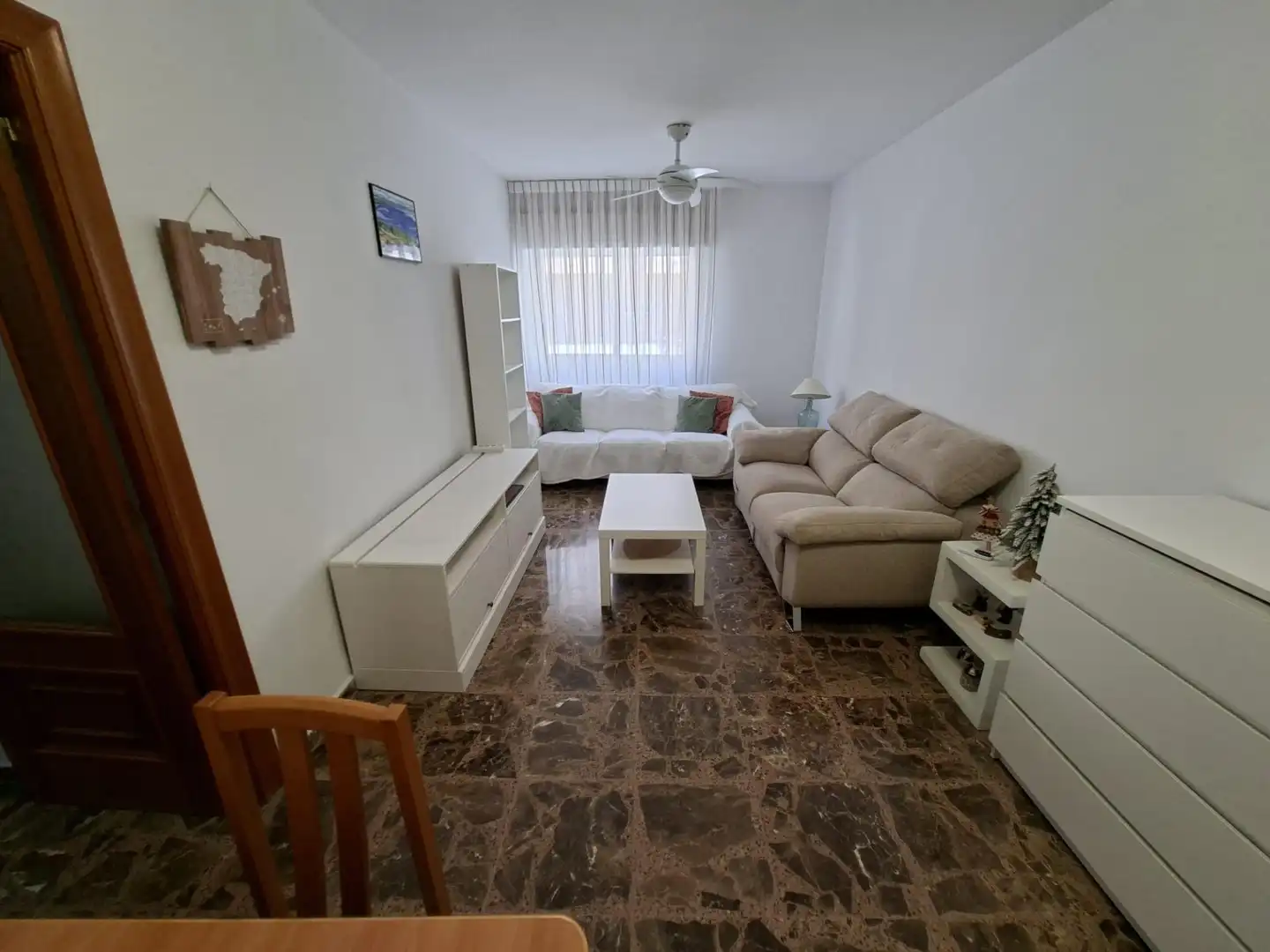 Wohnzimmer von Wohnung zur Miete in Murcia mit Klimaanlage, Abstellraum und Möbliert