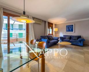Sala d'estar de Pis de lloguer en  Palma de Mallorca amb Aire condicionat, Calefacció i Terrassa