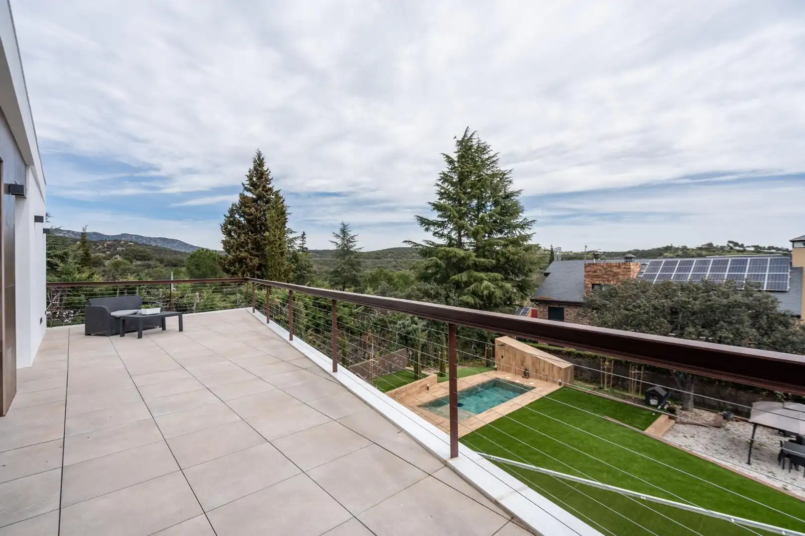 Terrassa de Casa o xalet en venda en Torrelodones amb Aire condicionat, Calefacció i Jardí privat