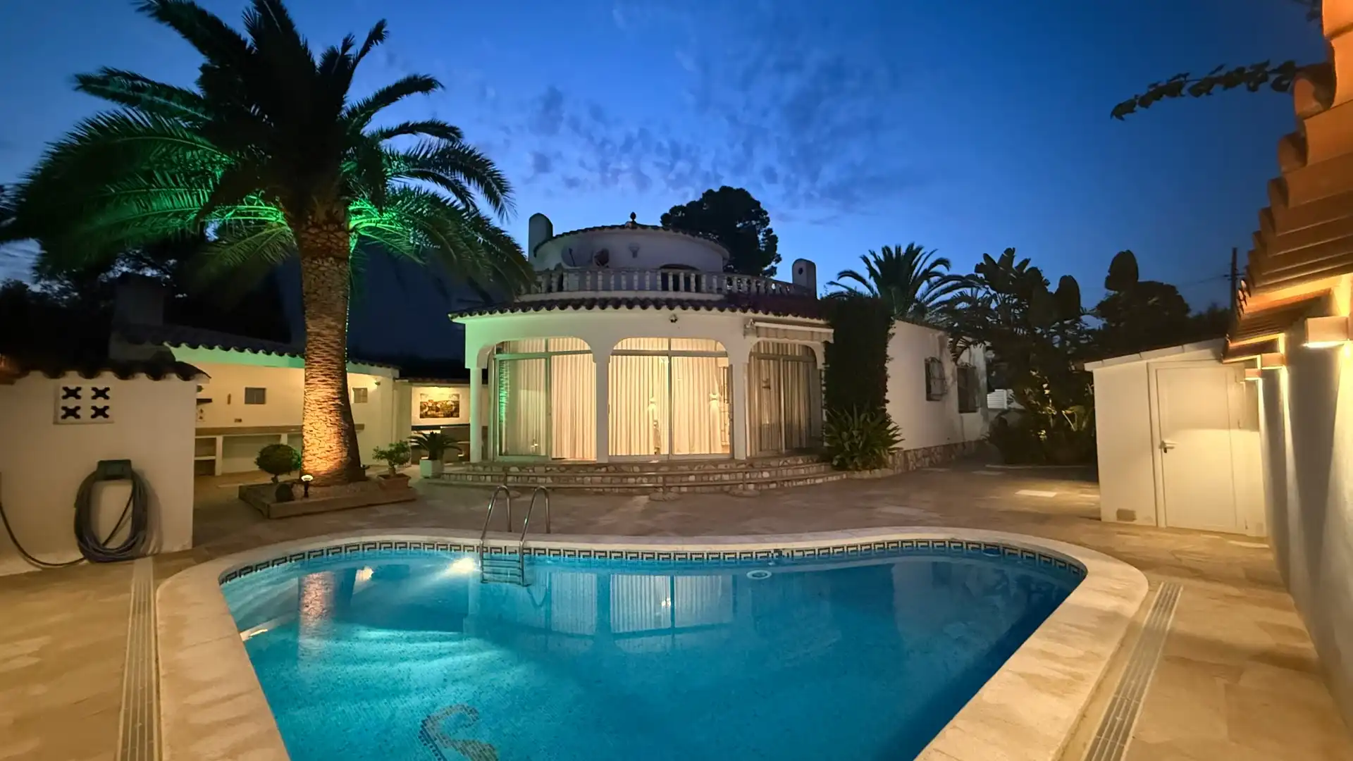 Vista exterior de Casa o chalet en venta en L'Ametlla de Mar  con Aire acondicionado, Jardín privado y Piscina
