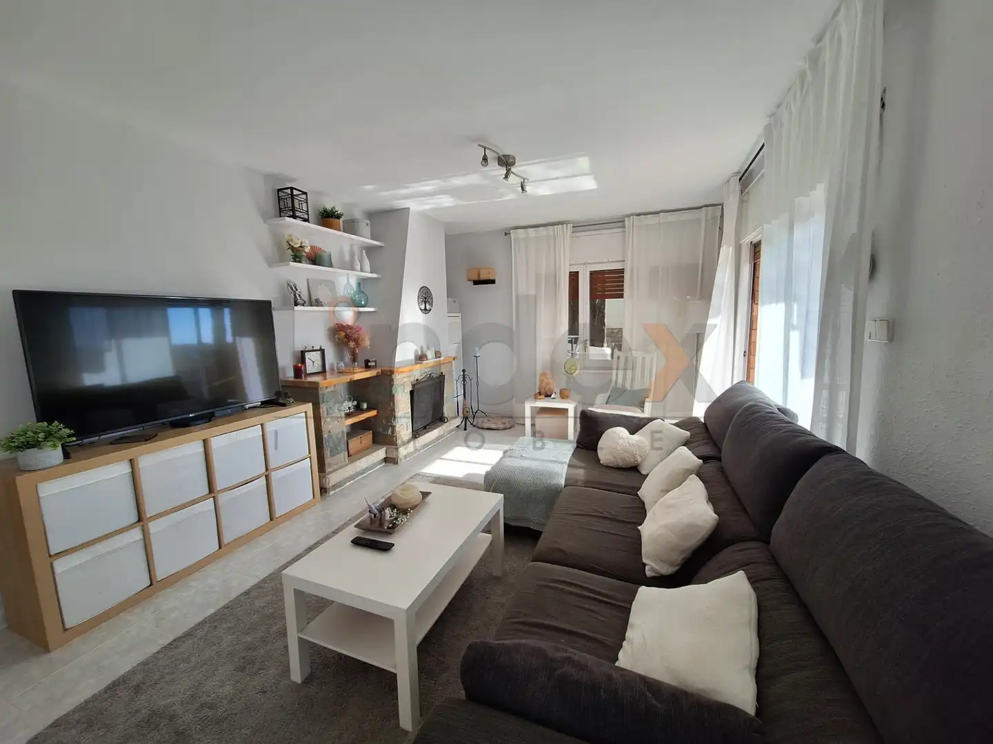 Sala de estar de Casa o chalet en venta en Arenys de Mar con Calefacción, Jardín privado y Parquet
