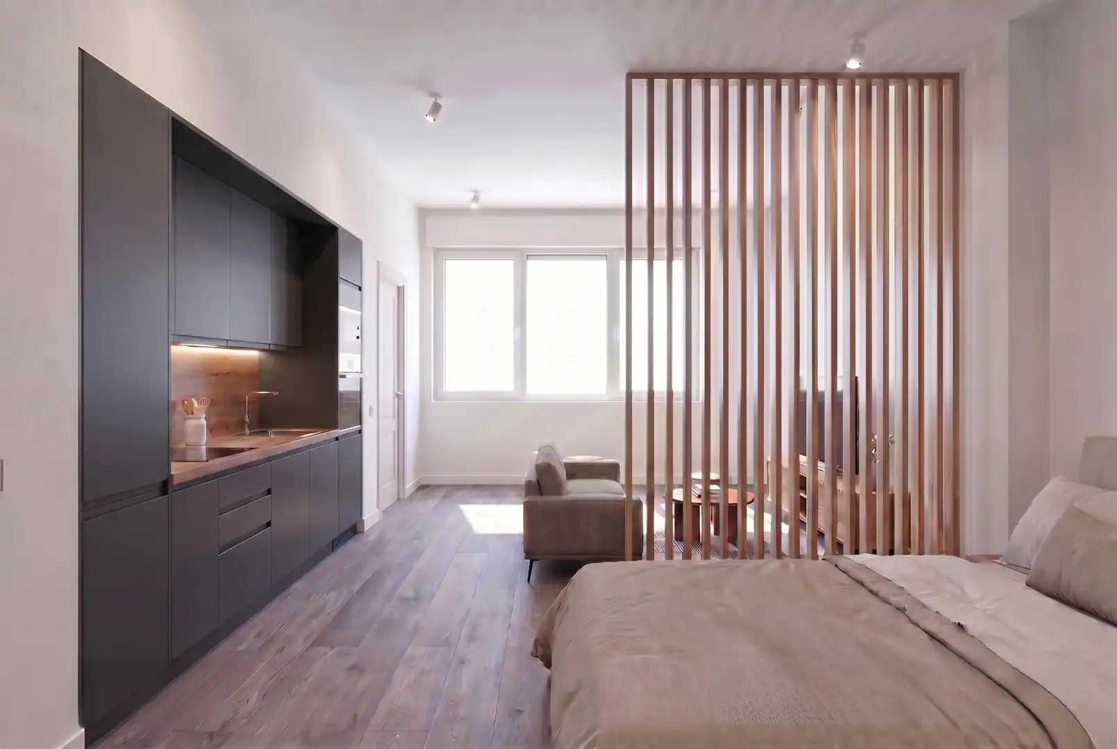 Bedroom of Study for sale in Granada  with Parquet flooring and Furnished
