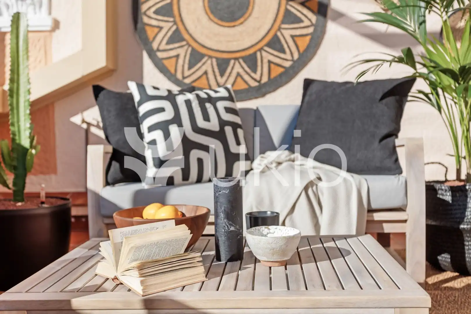 Terraza de Apartamento de alquiler en Madrid con Aire acondicionado, Terraza y Amueblado