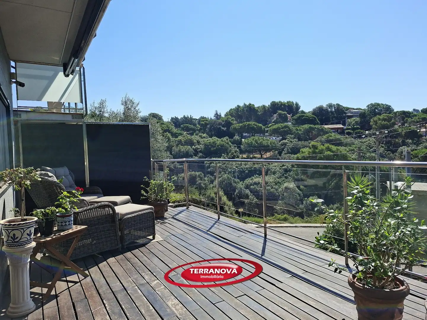Terrassa de Casa o xalet en venda en L'Ametlla del Vallès amb Aire condicionat, Calefacció i Jardí privat