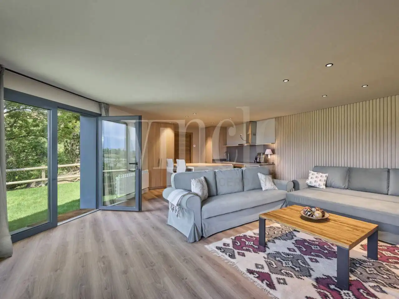 Sala d'estar de Casa o xalet en venda en Ger amb Calefacció, Jardí privat i Parquet