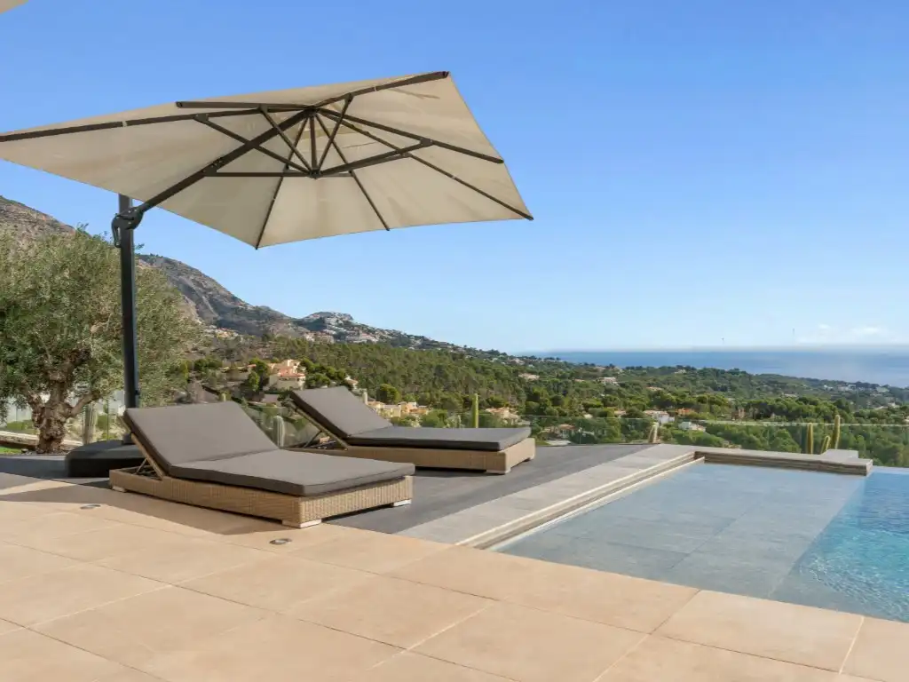 Terraza de Casa o chalet en venta en Altea con Aire acondicionado, Calefacción y Jardín privado