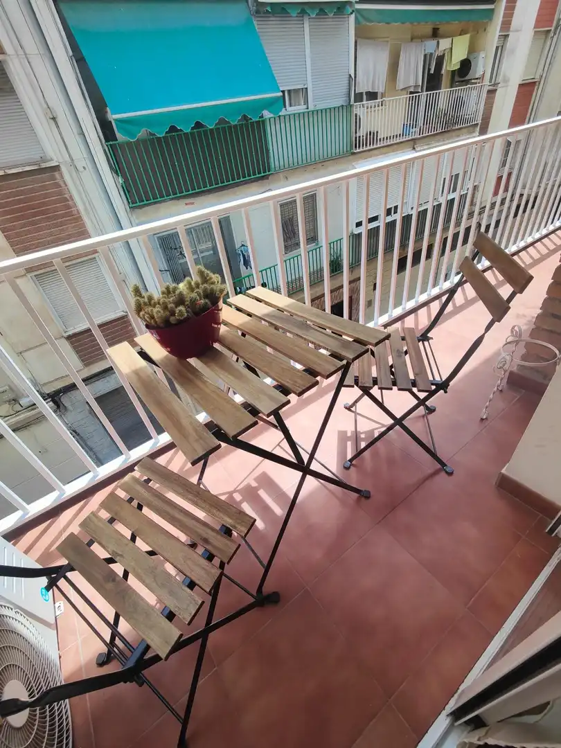 Terraza de Piso de alquiler en Granada con Aire acondicionado, Calefacción y Amueblado