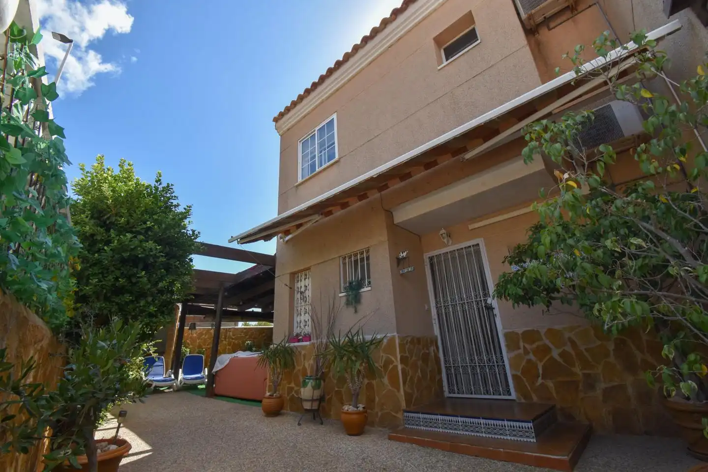 Jardín de Casa o chalet en venta en Santa Pola con Aire acondicionado, Jardín privado y Piscina