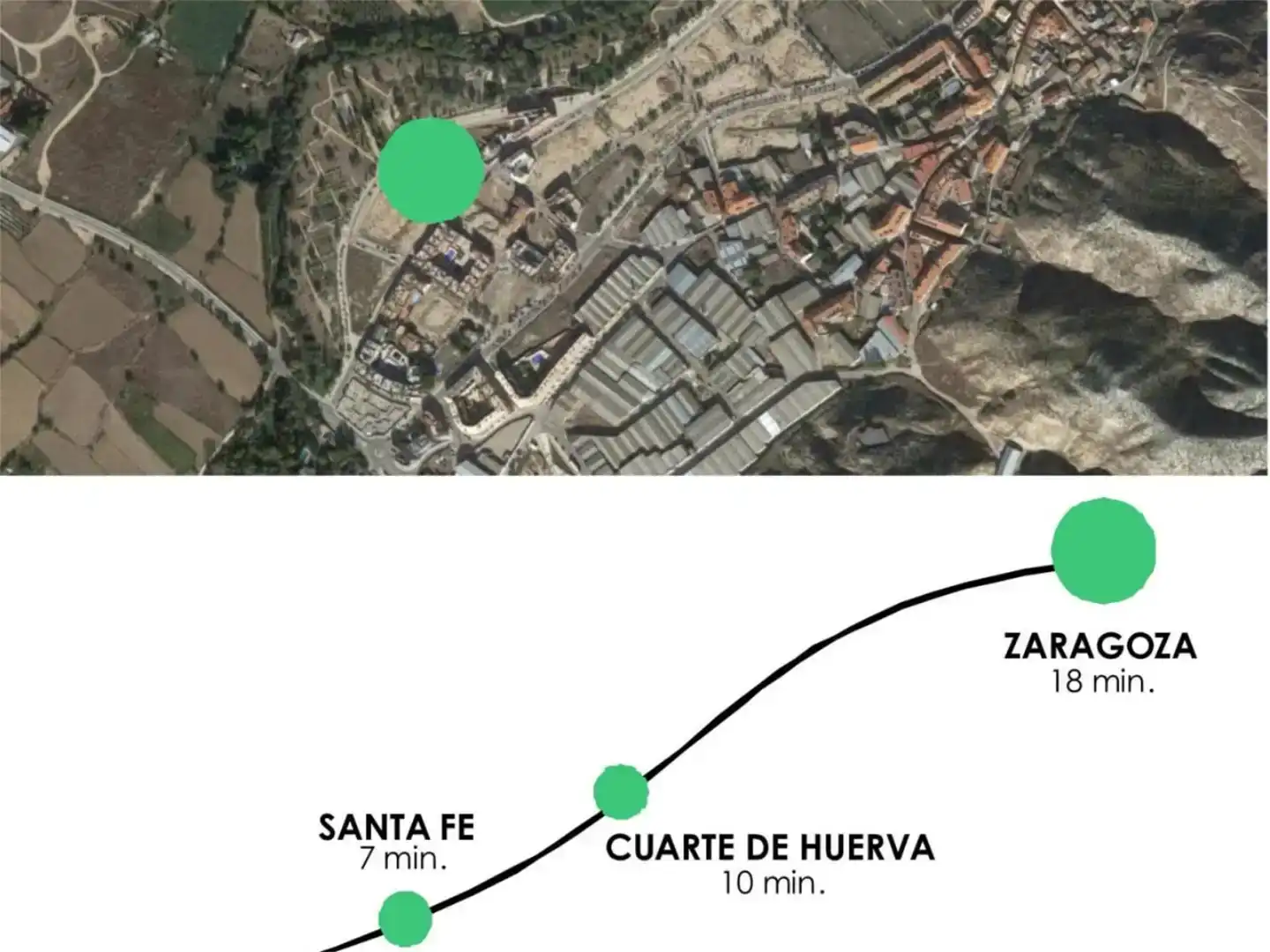Exterior view of Detached homes for sale in Cadrete  with Air Conditioner, Swimming Pool and Balcony