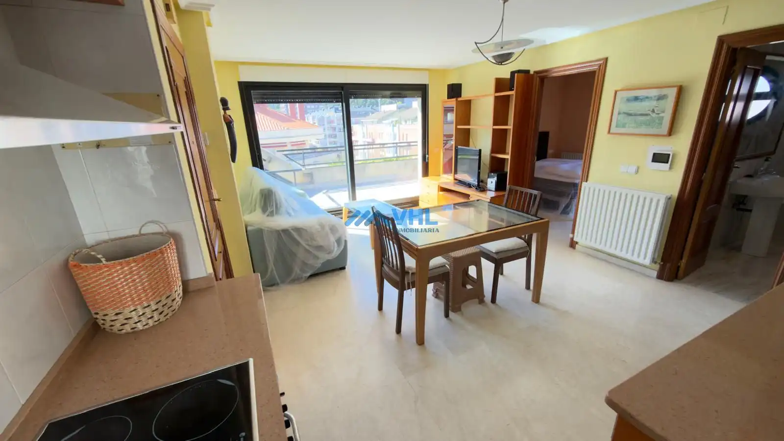 Living room of Apartments for sale in Castro-Urdiales  with Heating, Private garden and Furnished