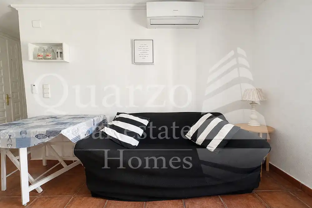 Sala de estar de Apartamento en venta en Dénia con Calefacción, Jardín privado y Amueblado