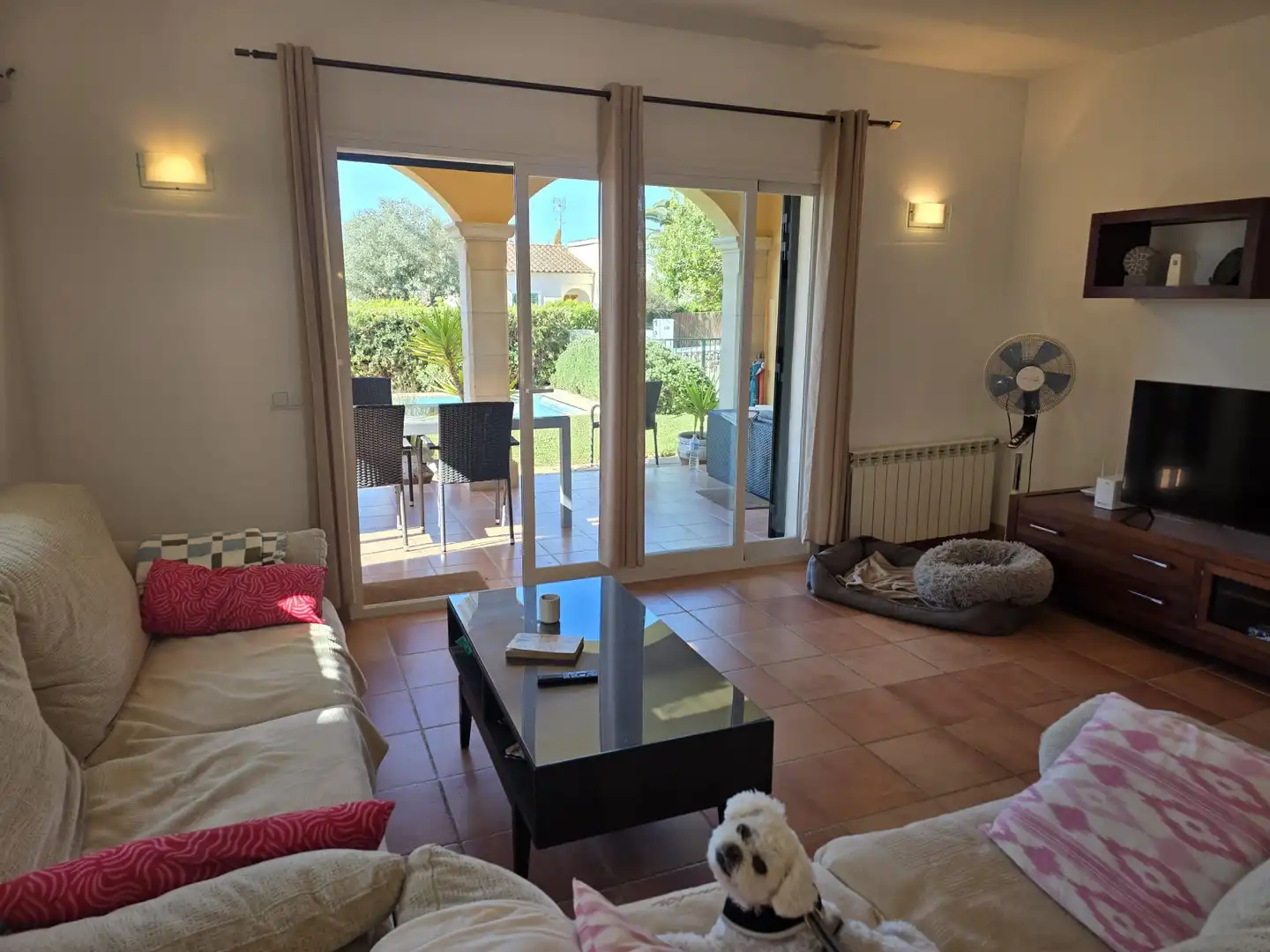 Sala de estar de Finca rústica en venta en Campos con Aire acondicionado, Calefacción y Piscina