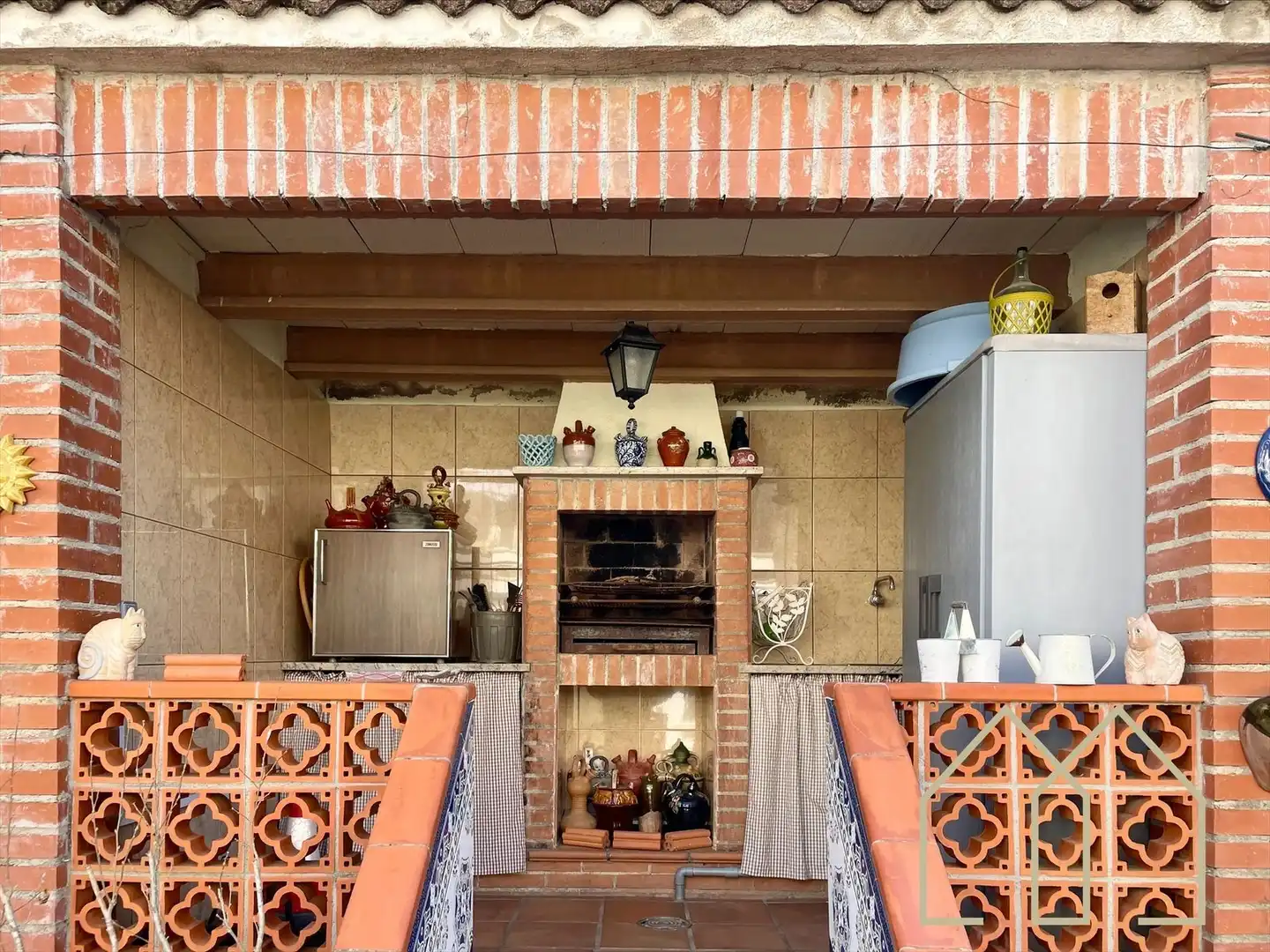 Cuina de Casa adosada en venda en Caldes de Malavella amb Aire condicionat, Calefacció i Terrassa