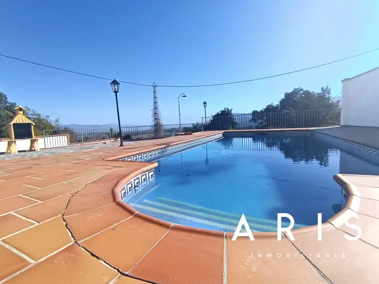 Schwimmbecken von Haus oder Chalet zur Miete in Alhaurín de la Torre mit Klimaanlage, Heizung und Privatgarten