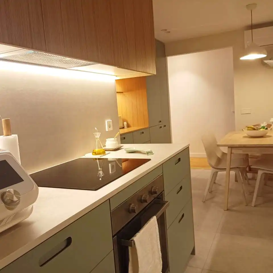 Küche von Wohnung zur Miete in Madrid mit Klimaanlage, Heizung und Terrasse