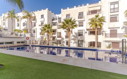 Exterior view of Flat for sale in Salobreña  with Air Conditioner, Terrace and Swimming Pool