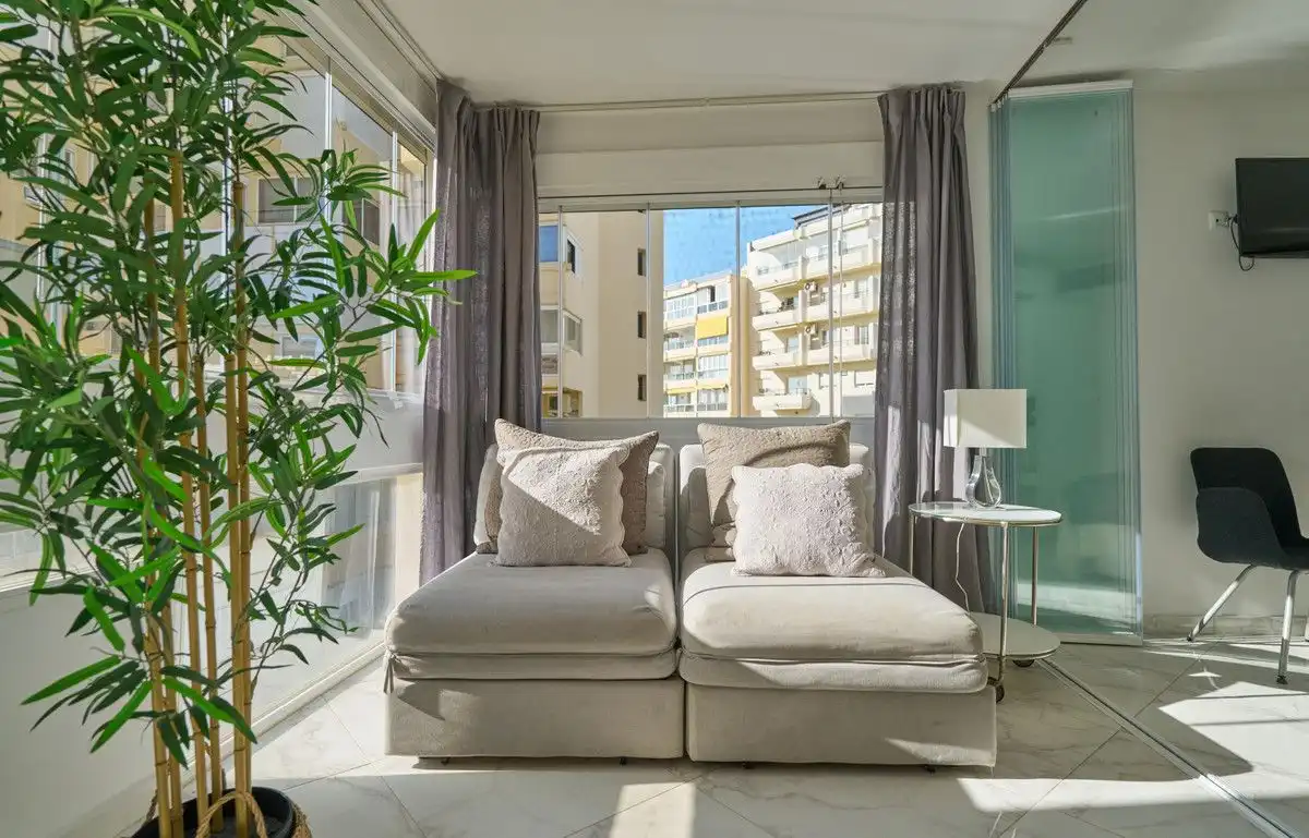Terrassa de Apartament en venda en Marbella amb Aire condicionat, Moblat i Balcó