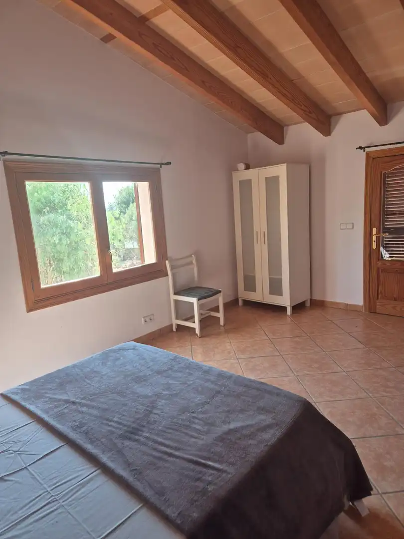Dormitori de Finca rústica de lloguer en Campos amb Aire condicionat, Calefacció i Terrassa