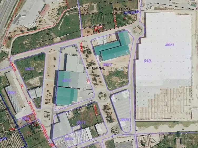 Vista exterior de Terreno industrial en venta en Masalavés