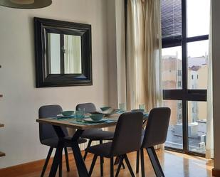 Dining room of Flat to rent in  Madrid Capital  with Heating, Furnished and Oven