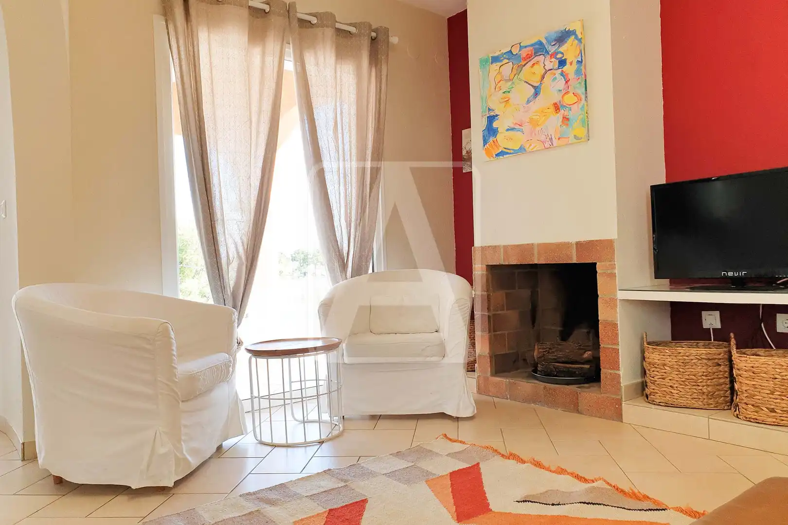 Sala d'estar de Casa o xalet en venda en Jávea / Xàbia amb Calefacció, Jardí privat i Terrassa