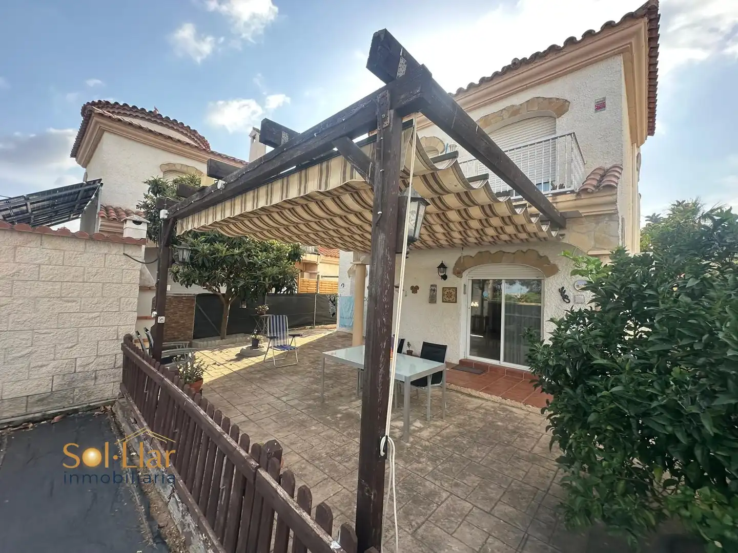 Terraza de Casa o chalet en venta en Mont-roig del Camp con Aire acondicionado, Calefacción y Jardín privado