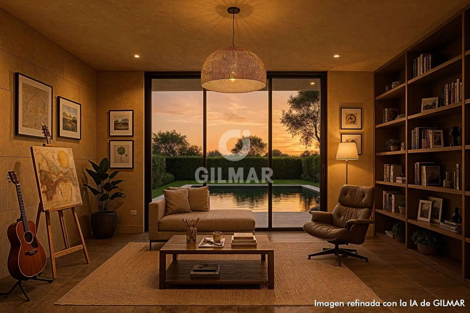 Sala d'estar de Residencial en venda en Madrid