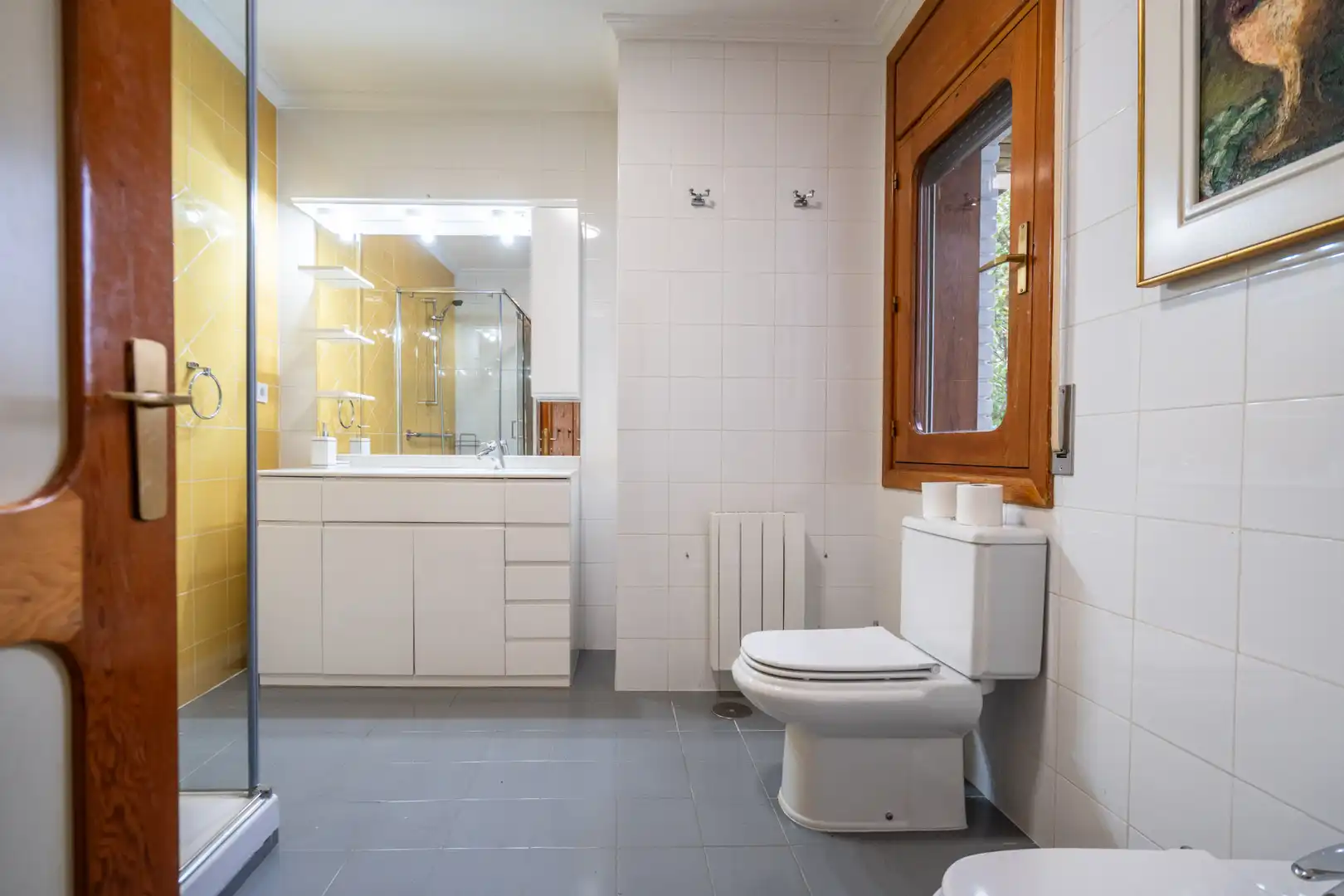 Baño de Finca rústica en venta en Guadarrama con Aire acondicionado, Calefacción y Jardín privado