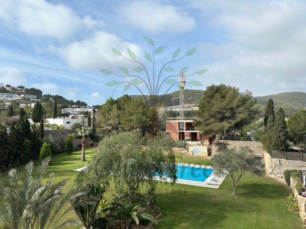 Jardí de Dúplex de lloguer en Santa Eulària des Riu