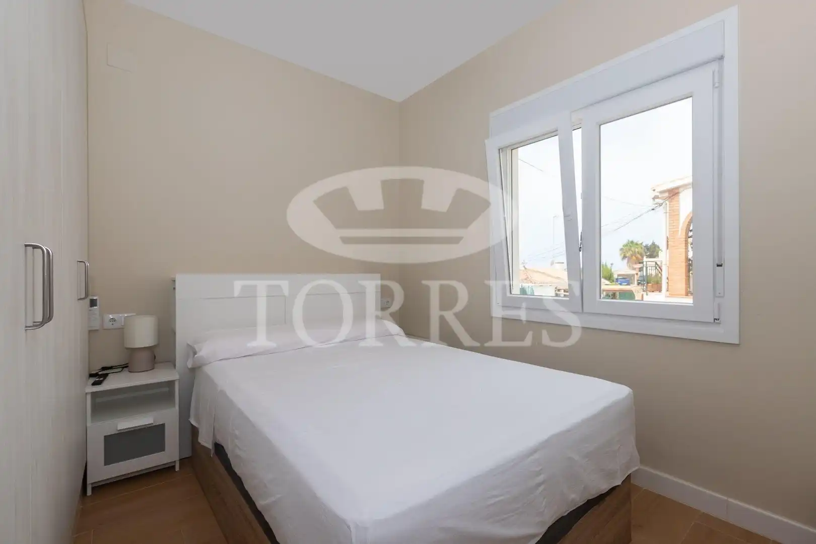 Schlafzimmer von Wohnung zur untervermieten in Vélez-Málaga mit Klimaanlage, Privatgarten und Terrasse