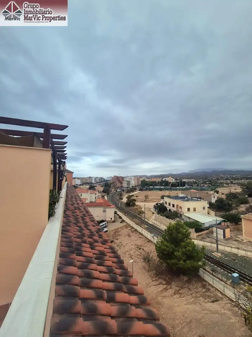 Außenansicht von Dachboden zum Verkauf in Villajoyosa / La Vila Joiosa mit Klimaanlage, Terrasse und Balkon