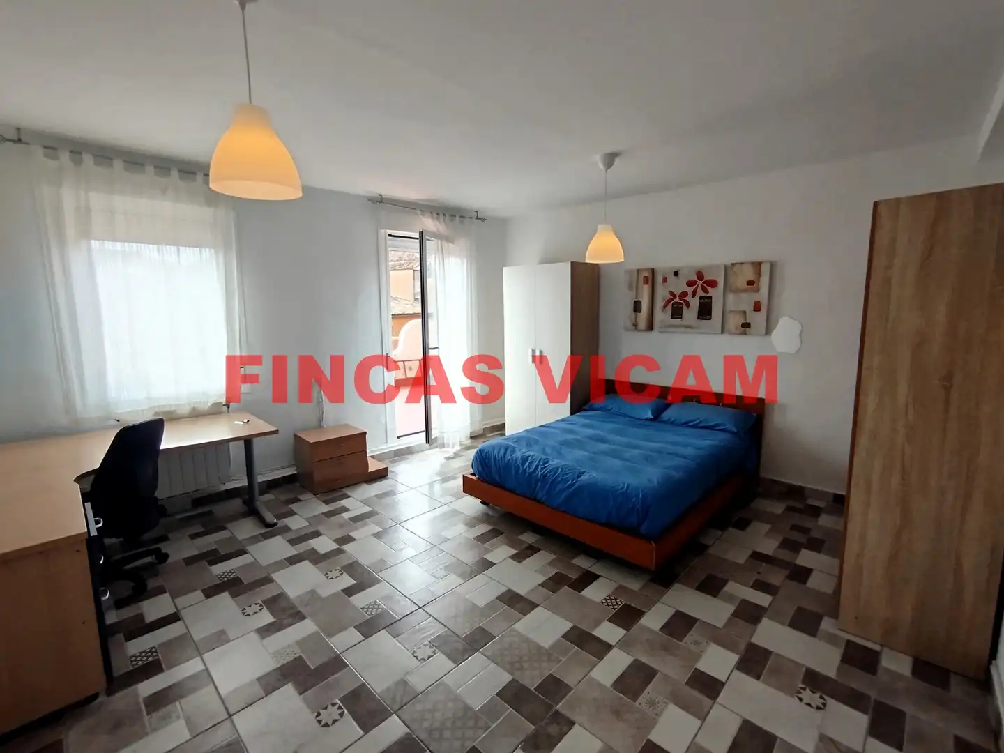 Bedroom of Flat for sale in Huesca  with Heating, Furnished and Oven