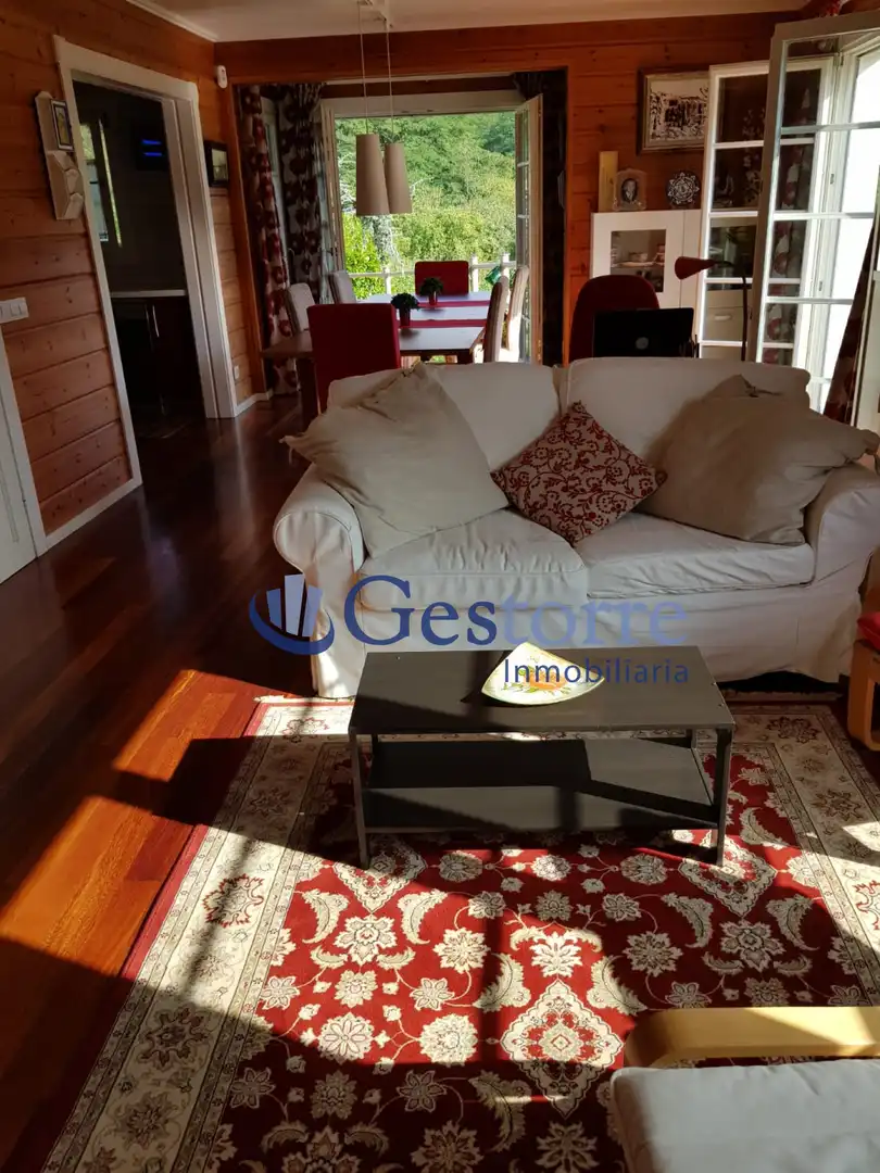 Living room of Houses for sale in Gijón   with Heating, Private garden and Terrace