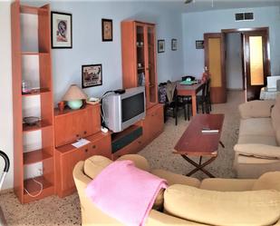 Living room of Flat to rent in Cáceres Capital  with Heating, Terrace and Furnished