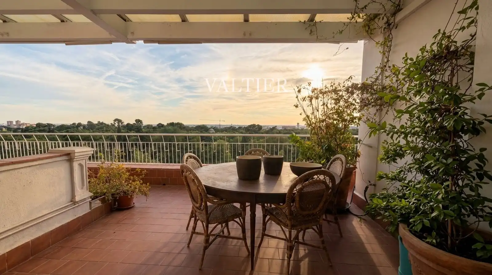 Terraza de Ático de alquiler en Retiro