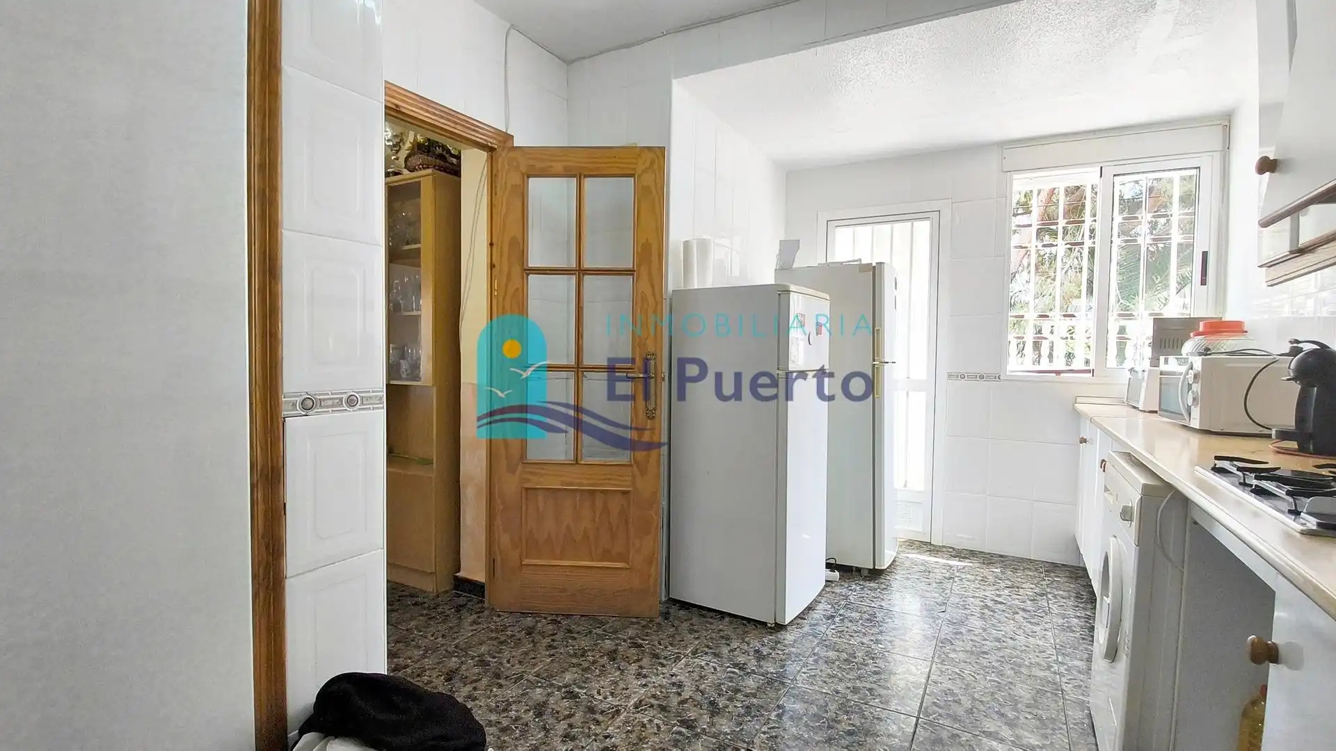 Cocina de Casa o chalet en venta en Mazarrón con Jardín privado, Terraza y Amueblado