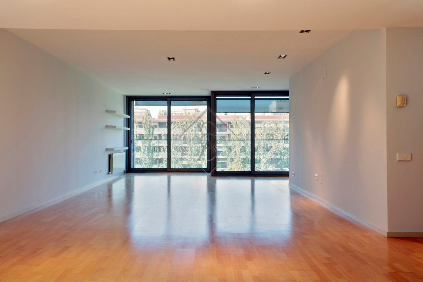 Sala de estar de Piso de alquiler en  Barcelona Capital con Aire acondicionado, Calefacción y Parquet