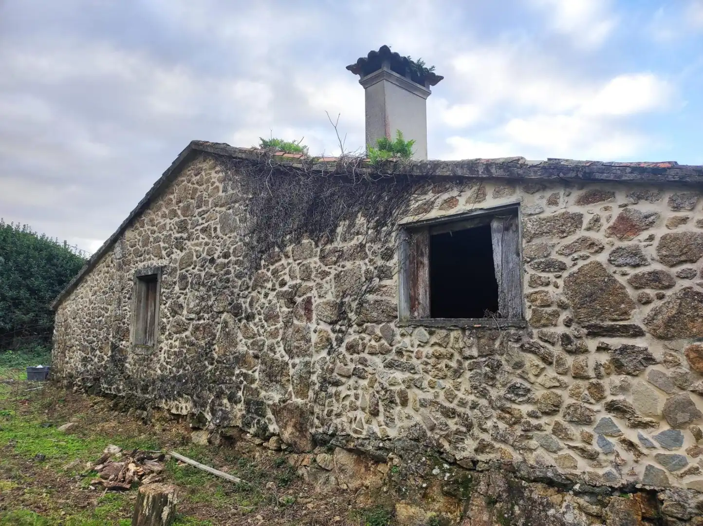 Vista exterior de Finca rústica en venta en A Estrada 