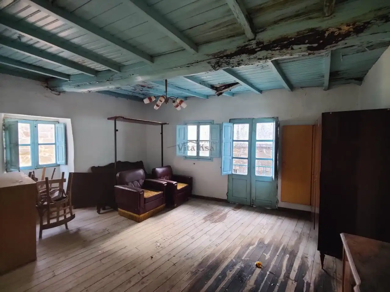 Sala de estar de Casa o chalet en venta en Taboadela con Jardín privado, Terraza y Amueblado