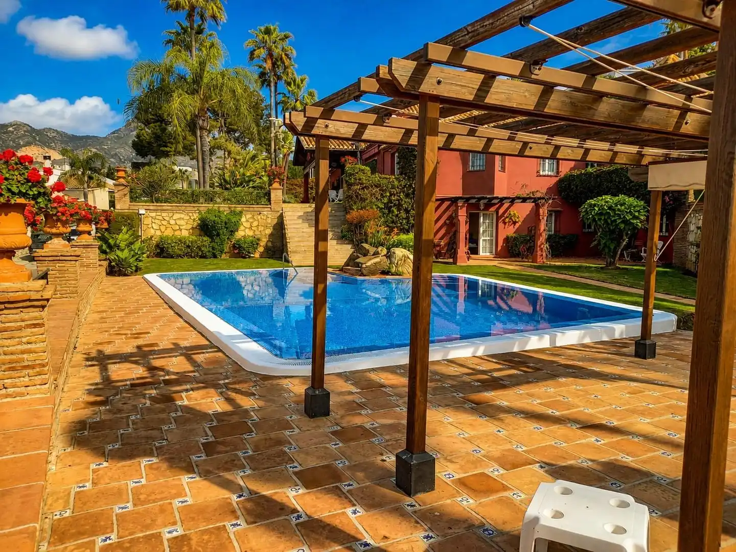 Piscina de Casa o xalet en venda en Benalmádena amb Aire condicionat, Calefacció i Jardí privat