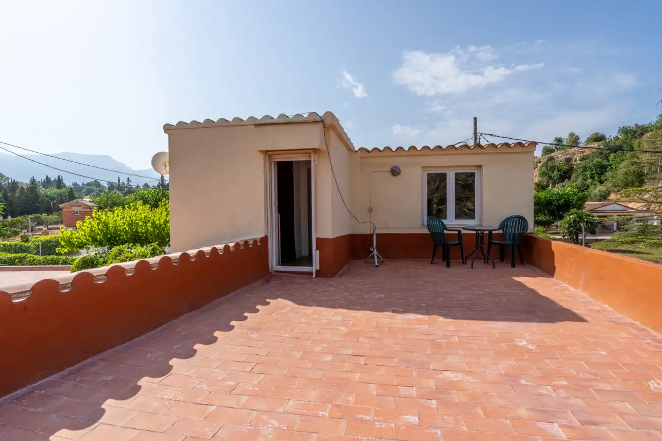 Terrassa de Casa o xalet en venda en Roquetes amb Aire condicionat, Calefacció i Jardí privat
