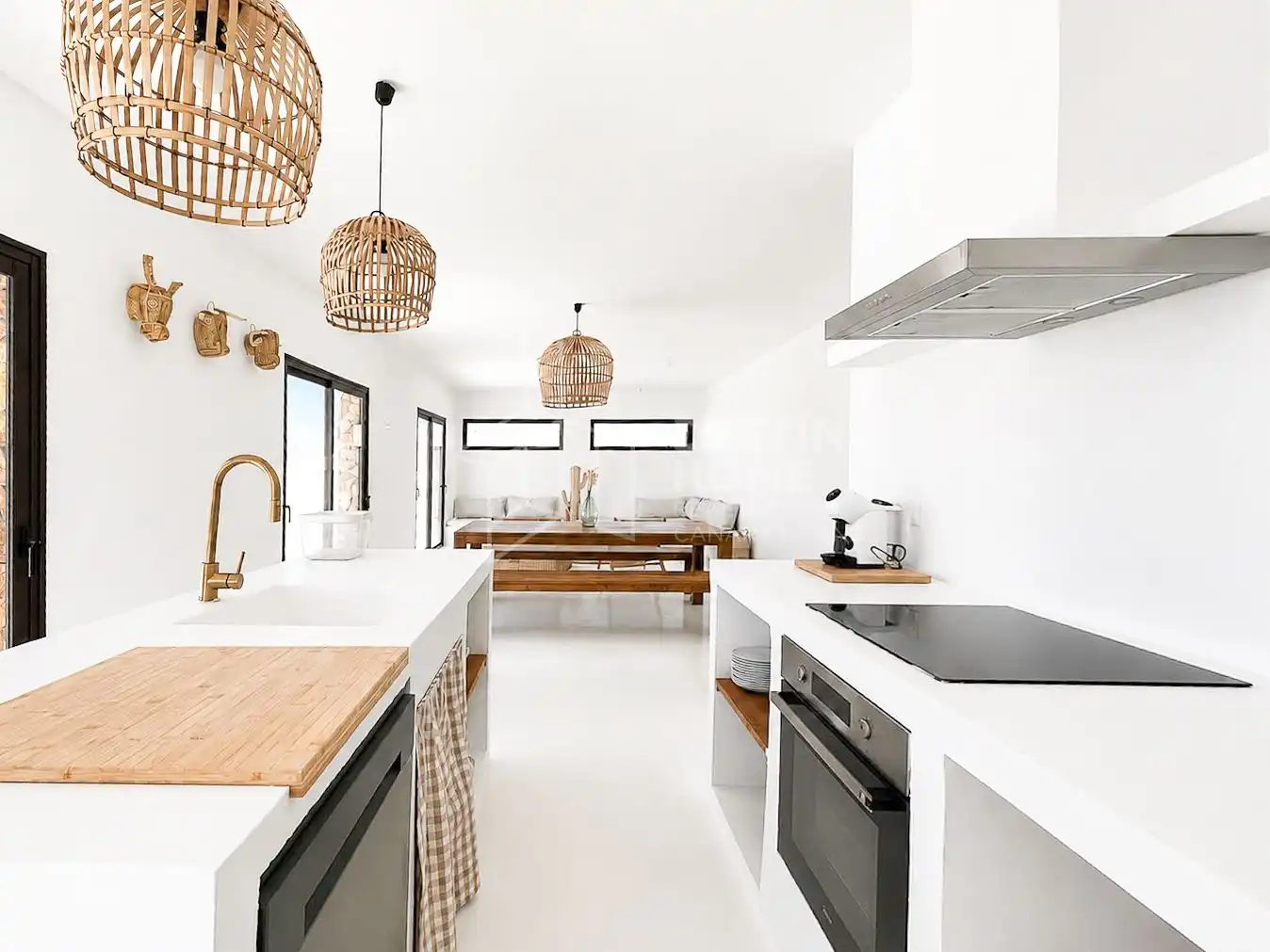 Cocina de Casa o chalet en venta en La Oliva con Jardín privado, Terraza y Piscina