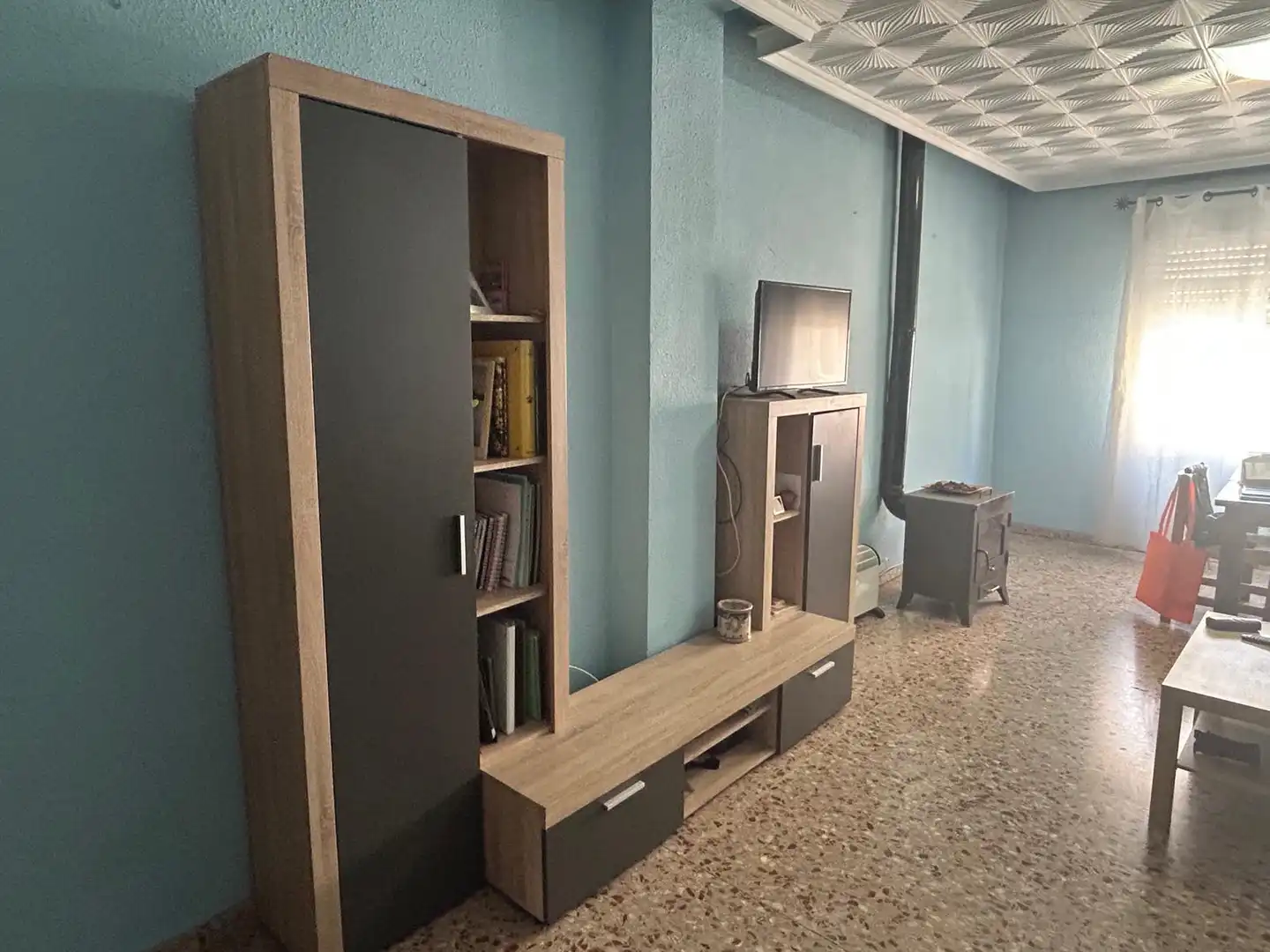 Sala d'estar de Casa o xalet en venda en Sueca amb Aire condicionat, Terrassa i Moblat